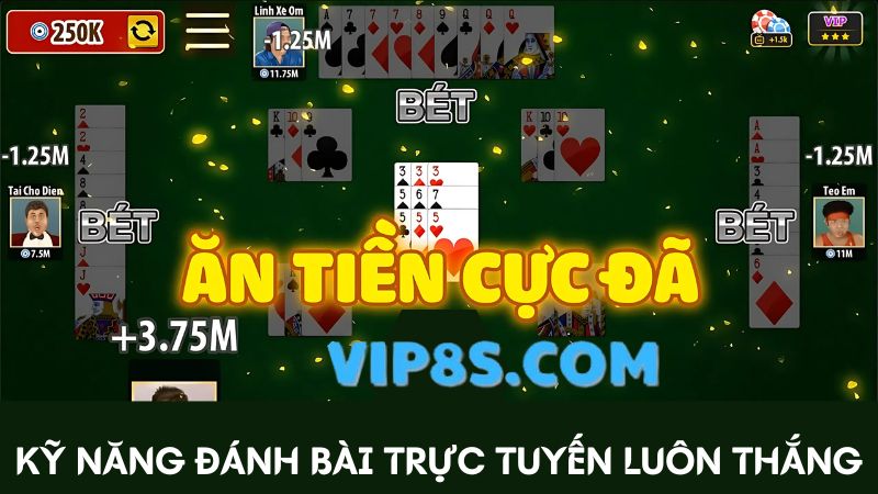 Kỹ năng chơi 8s Game bài online 